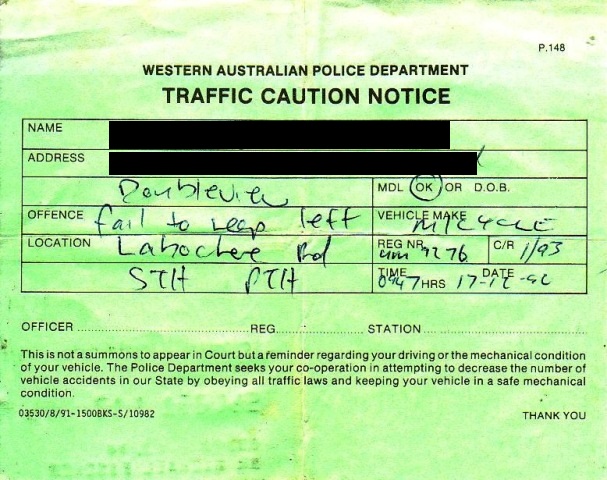 Of course, Mr. Plodmeister neglected to put his name and number on the bottom of the notice, didn't he.